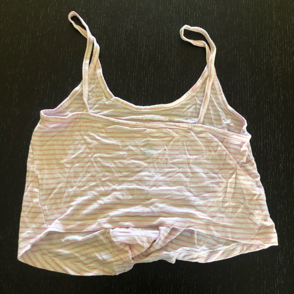 Me to We Cropped Striped Tank Top - Picture 2 of 3